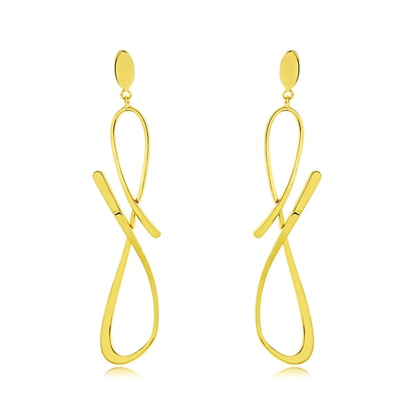 Picture of Beautiful Big Zinc Alloy Dangle Earrings