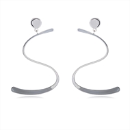 Picture of Affordable Zinc Alloy Platinum Plated Dangle Earrings from Trust-worthy Supplier