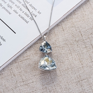 Picture of Sparkling Casual Platinum Plated Pendant Necklace