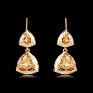 Picture of Pretty Swarovski Element Zinc Alloy Dangle Earrings