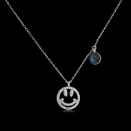 Picture of 16 Inch Blue Pendant Necklace at Unbeatable Price