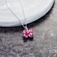 Picture of Brand New Pink Small Pendant Necklace with SGS/ISO Certification