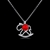 Picture of Stylish Small Platinum Plated Pendant Necklace