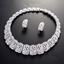 Show details for Shop Platinum Plated Luxury Necklace and Earring Set with Wow Elements