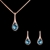 Picture of Amazing Small Blue Necklace and Earring Set