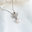 Show details for Wholesale Platinum Plated 16 Inch Pendant Necklace with No-Risk Return