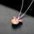 Picture of Nickel Free Platinum Plated Zinc Alloy Pendant Necklace with No-Risk Refund