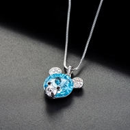 Picture of Casual Blue Pendant Necklace with Beautiful Craftmanship