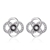 Picture of Hypoallergenic Platinum Plated Classic Stud Earrings with Easy Return