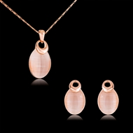 Picture of Buy Zinc Alloy White Necklace and Earring Set with Wow Elements