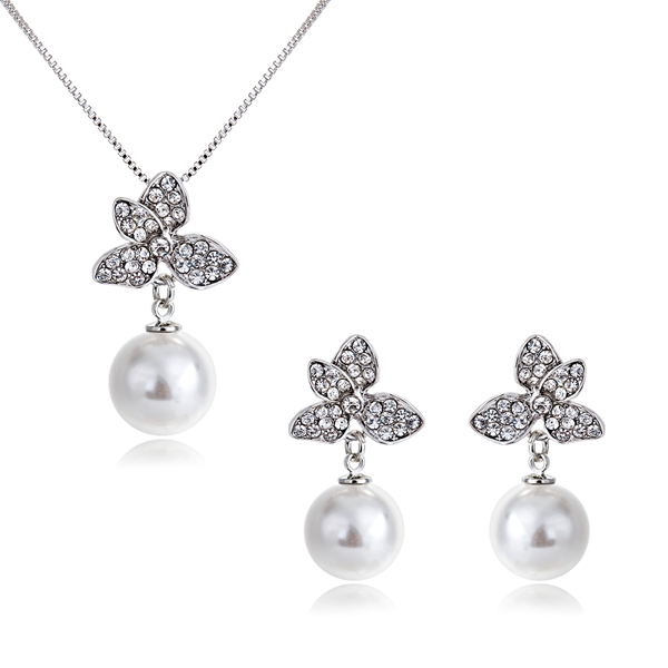 Picture of Classic Casual Necklace and Earring Set in Exclusive Design