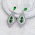 Picture of Good Quality Cubic Zirconia Platinum Plated Dangle Earrings