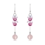 Show details for Great Value Pink Swarovski Element Pearl Drop & Dangle Earrings with Full Guarantee
