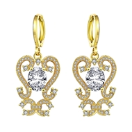 Picture of Medium Cubic Zirconia Drop & Dangle Earrings with Member Discount