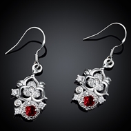 Picture of Distinctive Red Flowers & Plants Drop & Dangle Earrings with Low MOQ