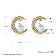 Picture of Delicate Copper or Brass Stud Earrings at Super Low Price