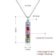 Picture of Stylish Small 925 Sterling Silver Pendant Necklace