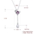 Picture of Hot Selling Platinum Plated Swarovski Element Pendant Necklace from Top Designer