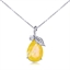 Show details for Casual Platinum Plated Pendant Necklace in Exclusive Design