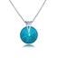 Show details for Shop Zinc Alloy Platinum Plated Pendant Necklace with Wow Elements