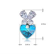 Picture of Amazing Small Blue Stud Earrings