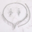 Show details for Trendy Platinum Plated Copper or Brass 3 Piece Jewelry Set with No-Risk Refund