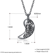 Picture of Sparkling Casual Platinum Plated Pendant Necklace