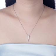 Picture of Distinctive White 925 Sterling Silver Pendant Necklace with Low MOQ