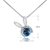 Picture of Stylish Small Platinum Plated Pendant Necklace