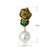 Picture of Zinc Alloy Green Dangle Earrings with Unbeatable Quality