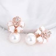 Picture of Casual Rose Gold Plated Stud Earrings with Low Cost