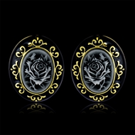 Picture of Latest Casual Resin Stud Earrings