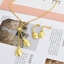 Show details for Zinc Alloy Gold Plated Necklace and Earring Set with Member Discount Show details for Zinc Alloy Gold Plated Necklace and Earring Set with Member Discount