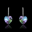 Show details for Purchase Platinum Plated Single Stone Drop & Dangle