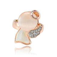 Picture of Sparkling And Fresh Colored Concise Opal (Imitation) Fashion Rings