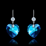 Picture of Superb Quality Single Stone Swarovski Element Drop & Dangle