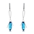 Picture of Zinc Alloy Artificial Crystal Dangle Earrings from Certified Factory