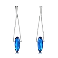 Picture of Hot Selling White Zinc Alloy Dangle Earrings in Bulk