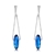 Picture of Hot Selling White Zinc Alloy Dangle Earrings in Bulk