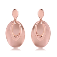 Picture of Zinc Alloy Rose Gold Plated Dangle Earrings in Exclusive Design