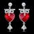 Picture of Zinc Alloy Platinum Plated Dangle Earrings For Your Occasions