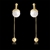 Picture of Trendy White Artificial Pearl Dangle Earrings with No-Risk Refund