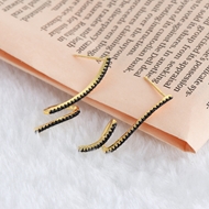 Show details for New Cubic Zirconia Gold Plated Stud Earrings Show details for New Cubic Zirconia Gold Plated Stud Earrings