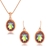 Picture of Designer Gold Plated Classic Necklace and Earring Set with No-Risk Return