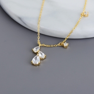 Picture of White Rose Gold Plated Pendant Necklace in Bulk