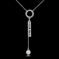 Picture of Fancy Casual Platinum Plated Pendant Necklace