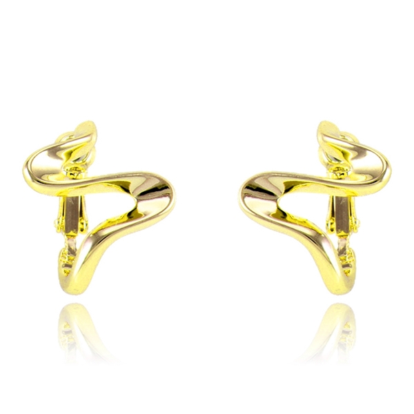 Picture of Touching And Cute Gold Plated Hoop Earrings