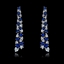 Show details for Luxury Platinum Plated Dangle Earrings in Exclusive Design