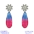 Picture of Colorful Big Dangle Earrings As a Gift