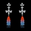 Show details for Fast Selling Colorful Cubic Zirconia Dangle Earrings from Editor Picks